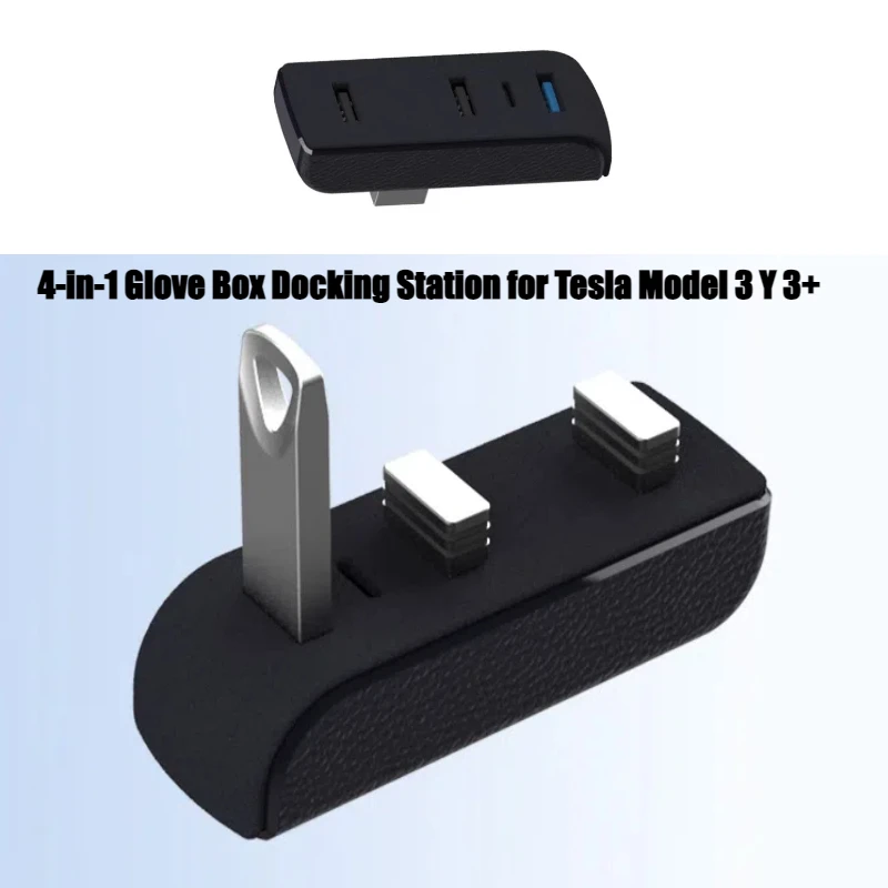 Docking Station Usb C - 4-in-1 Glove Box Docking Station for
