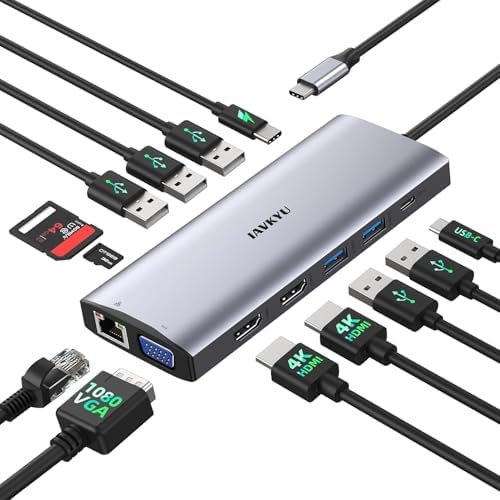 Docking Station Usb C - Portable USB C Dock for Multiple
