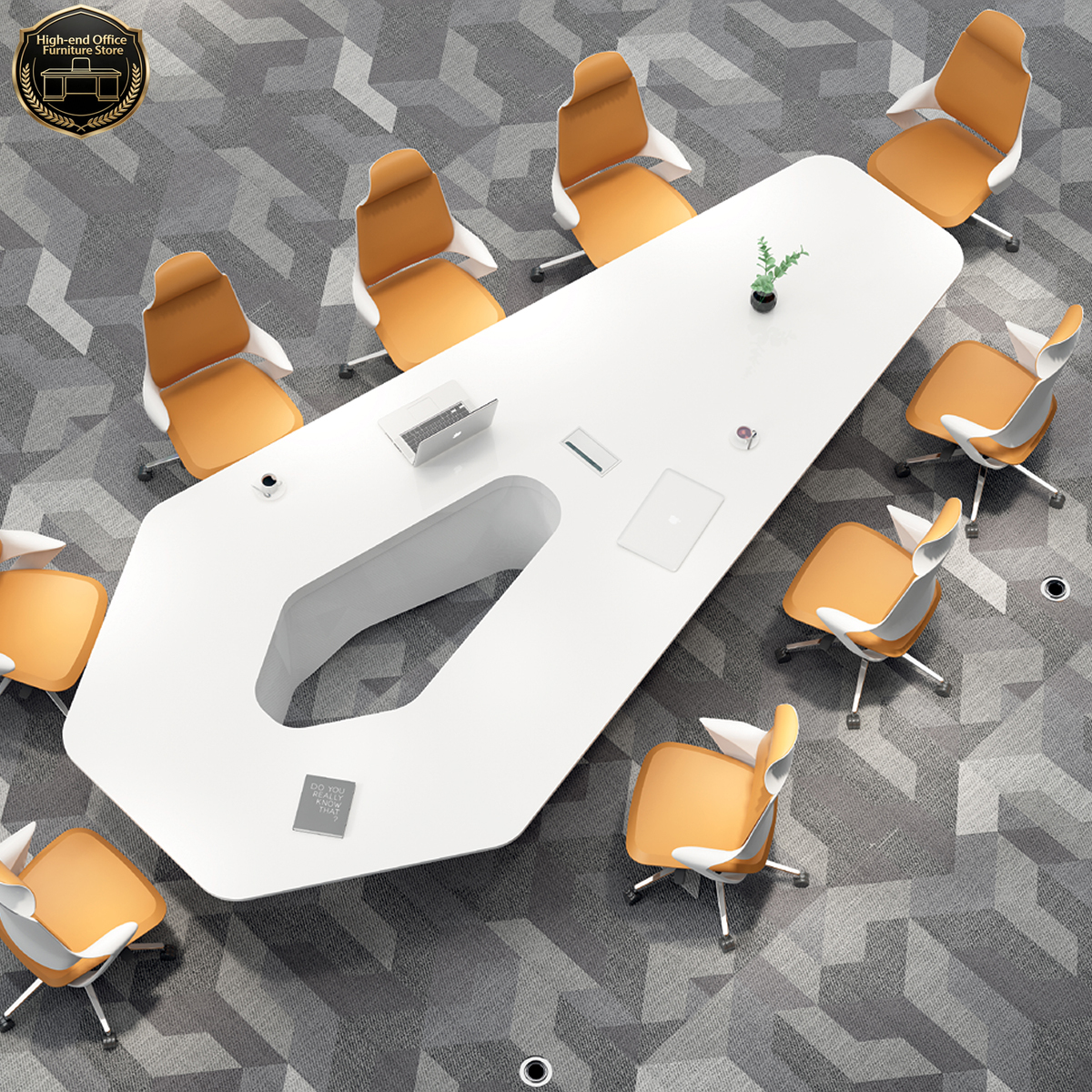 Modern White High Tech Smart O - High Tech Office Room ulasan dan harga