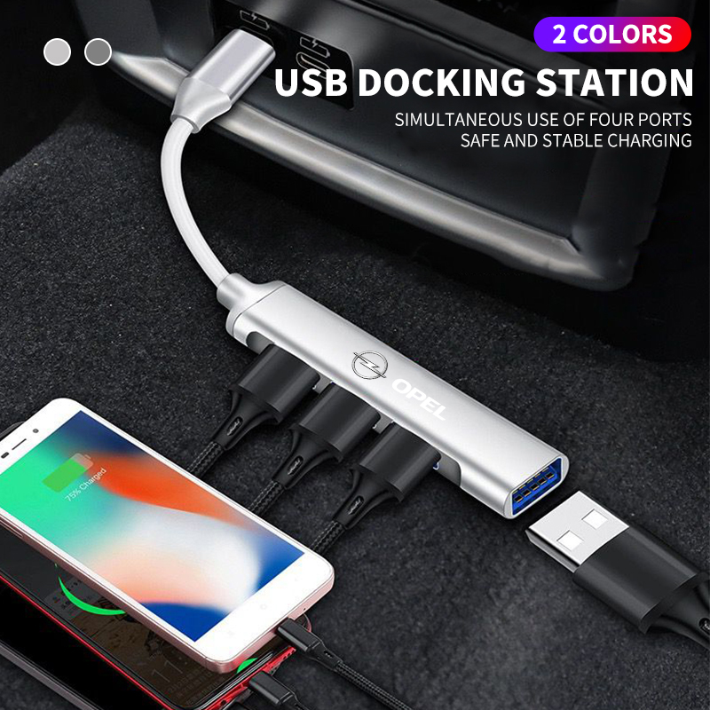 Car USB Hub Splitter Docking S - Docking Station Usb C ulasan dan harga