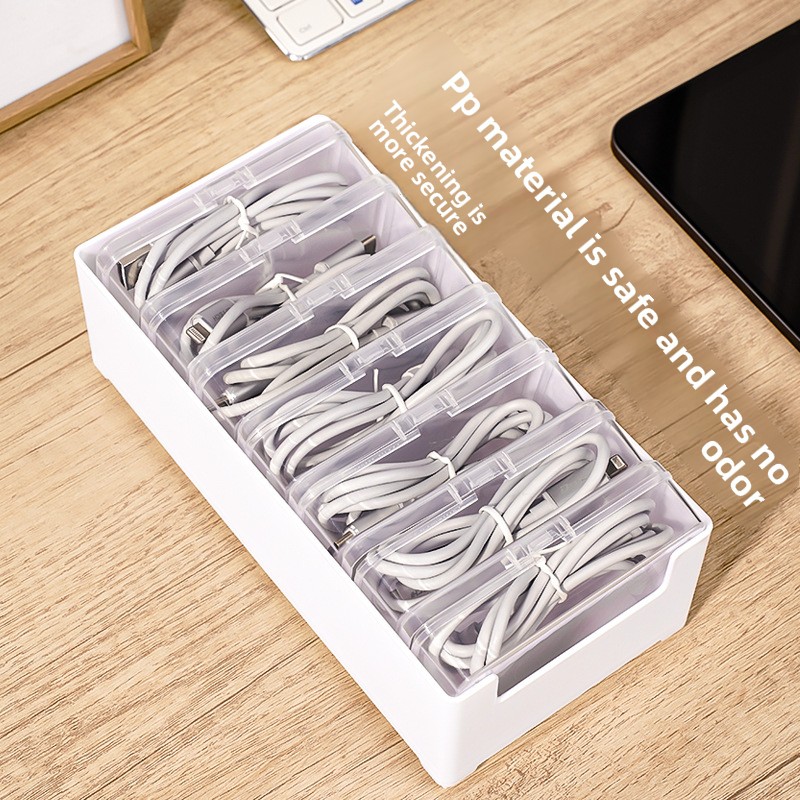 Desktop Cable Organizer Box US - Office Tech And Management ulasan dan harga