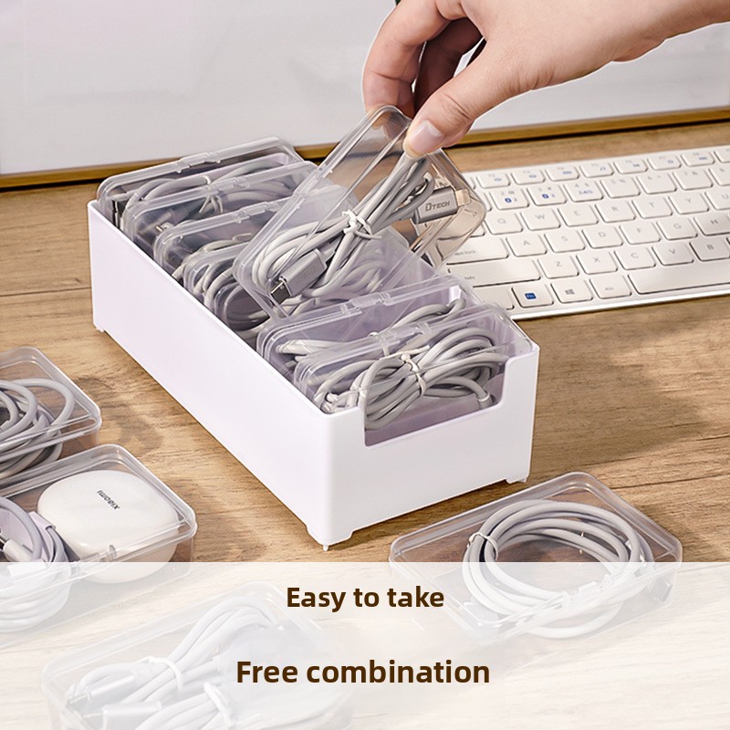 Desktop Cable Organizer Box US - Office Tech And Management ulasan dan harga
