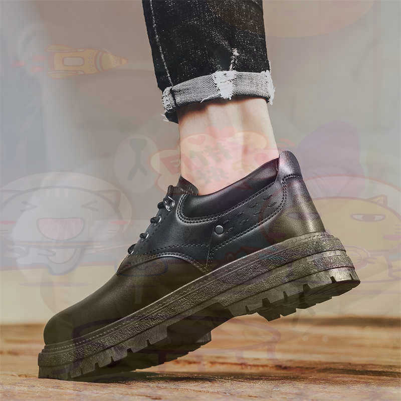 Dark Natural Leather Fashion T - Office Tech Set Up ulasan dan harga