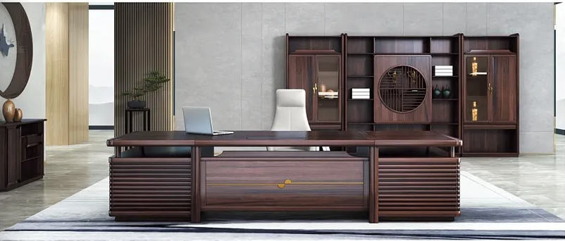 Modern Office Furniture Desk H - Office Tech And Management ulasan dan harga