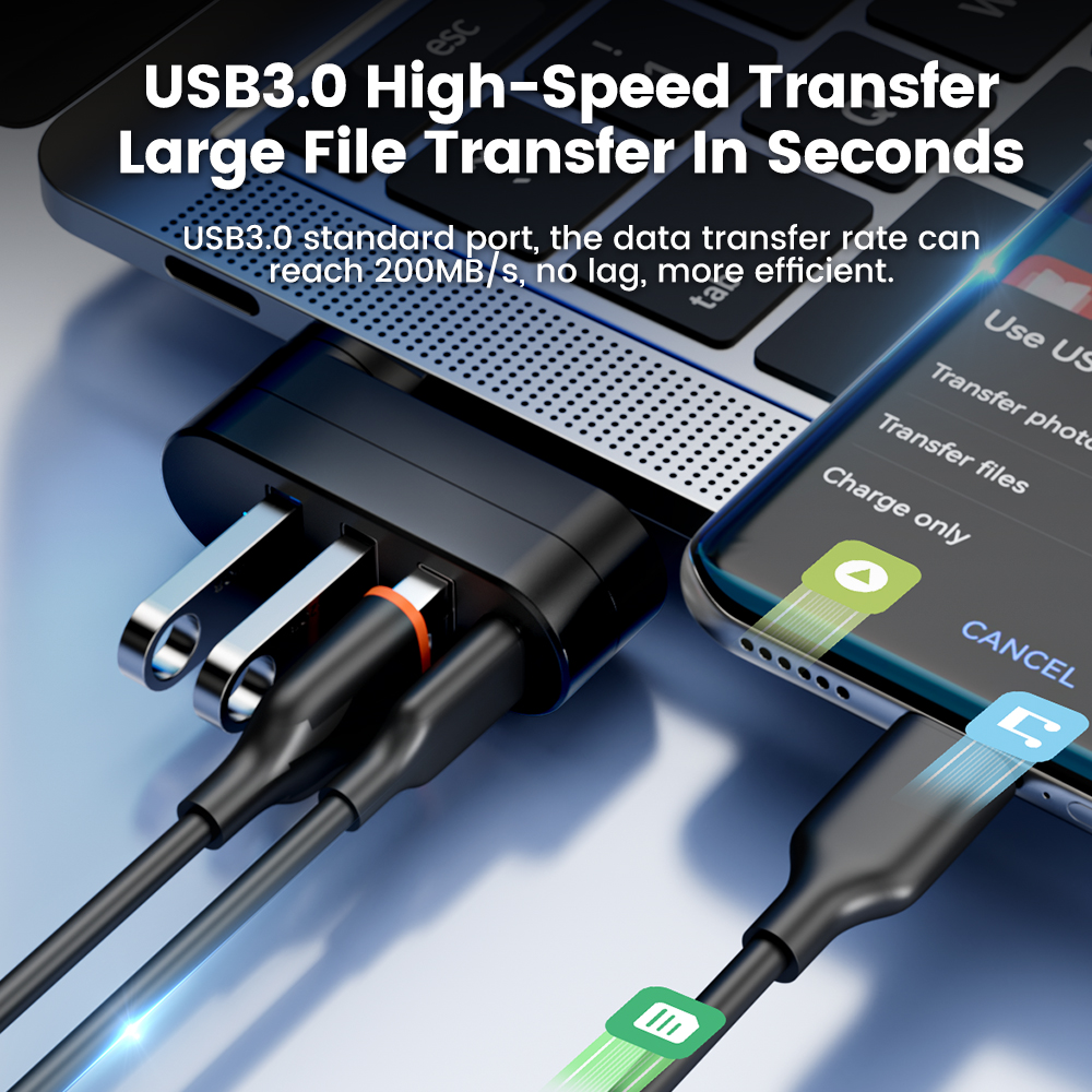USB 3.0 Power Adapter 180° Rot - Docking Station Usb C ulasan dan harga