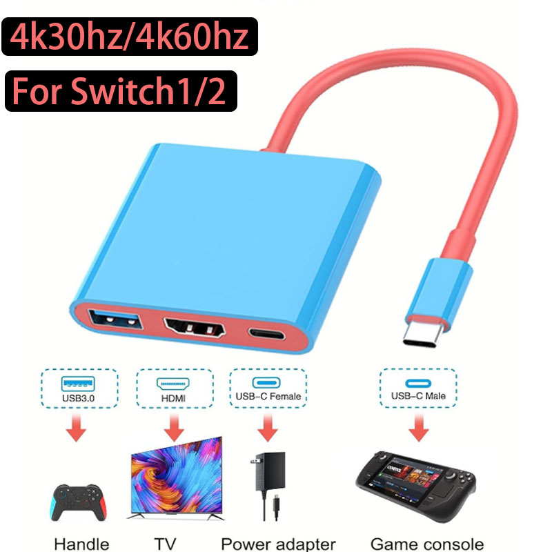 New 3 IN 1 Portable for Ninten - Docking Station Usb C ulasan dan harga