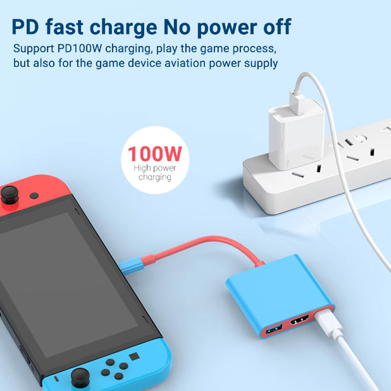 New 3 IN 1 Portable for Ninten - Docking Station Usb C ulasan dan harga