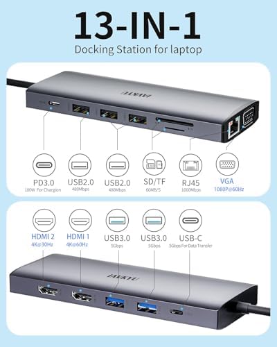 Portable USB C Dock for Multip - Docking Station Usb C ulasan dan harga